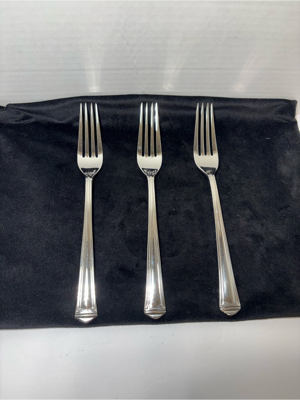 Lenox Dinner Forks Flatware Stainless Set of 3 Metropolitan Dining Replacements